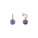 Náušnice s ametystem diamanty Smart Move3