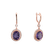 Náušnice s ametystem diamanty Penny3
