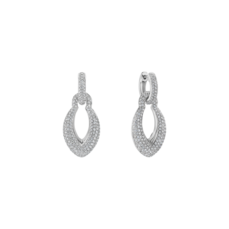 Náušnice s diamanty Miss Oriental