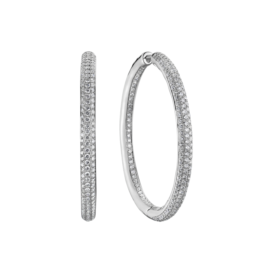 Náušnice s diamanty Cherria