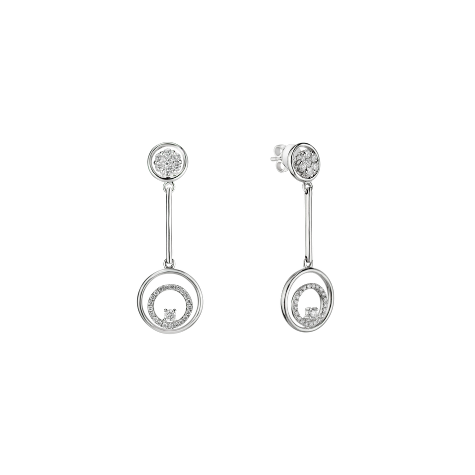 Náušnice s diamanty Liana
