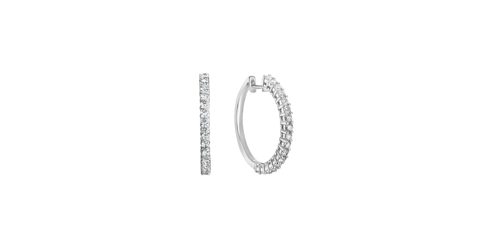 Náušnice s diamanty Adorable Moonlight