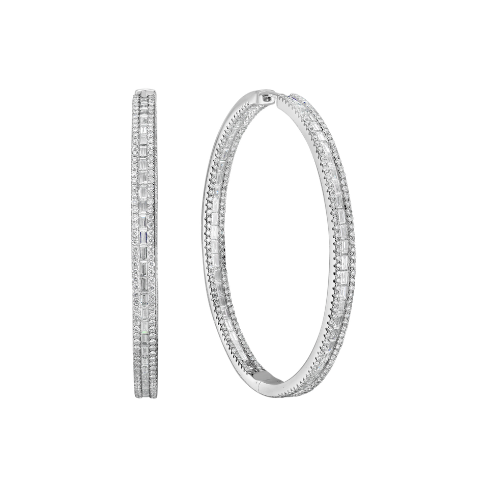 Náušnice s diamanty Royal Line