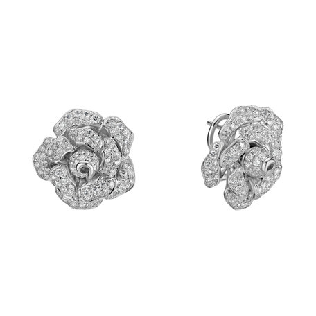 Náušnice s diamanty High & Pure