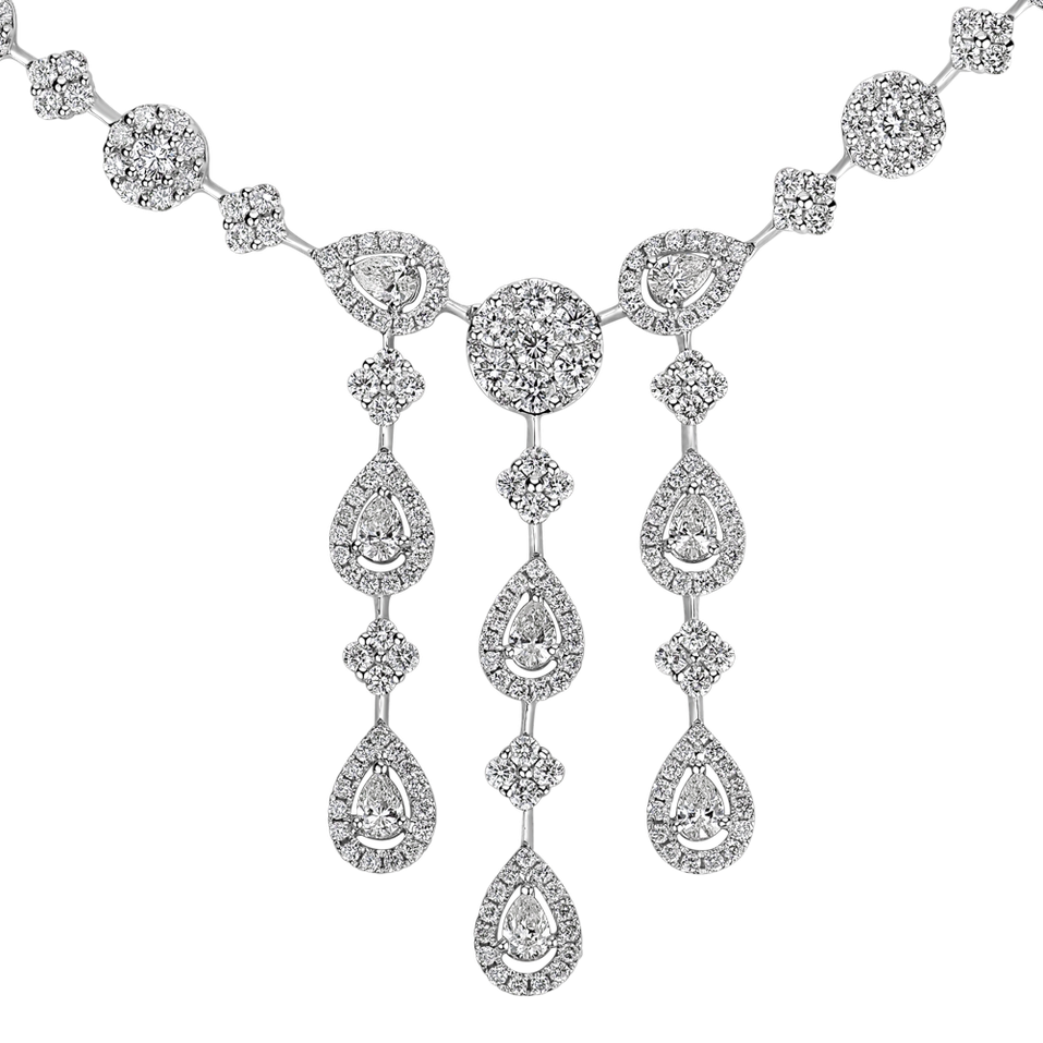 Náhrdelník s diamanty charming morning dew