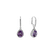 Náušnice s ametystem diamanty Thorns of Despair3