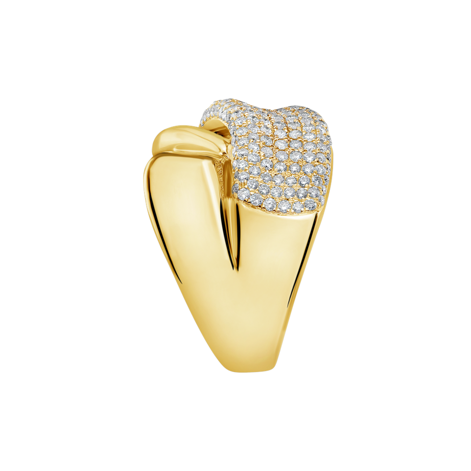 Prsten s diamanty Moon Kiss