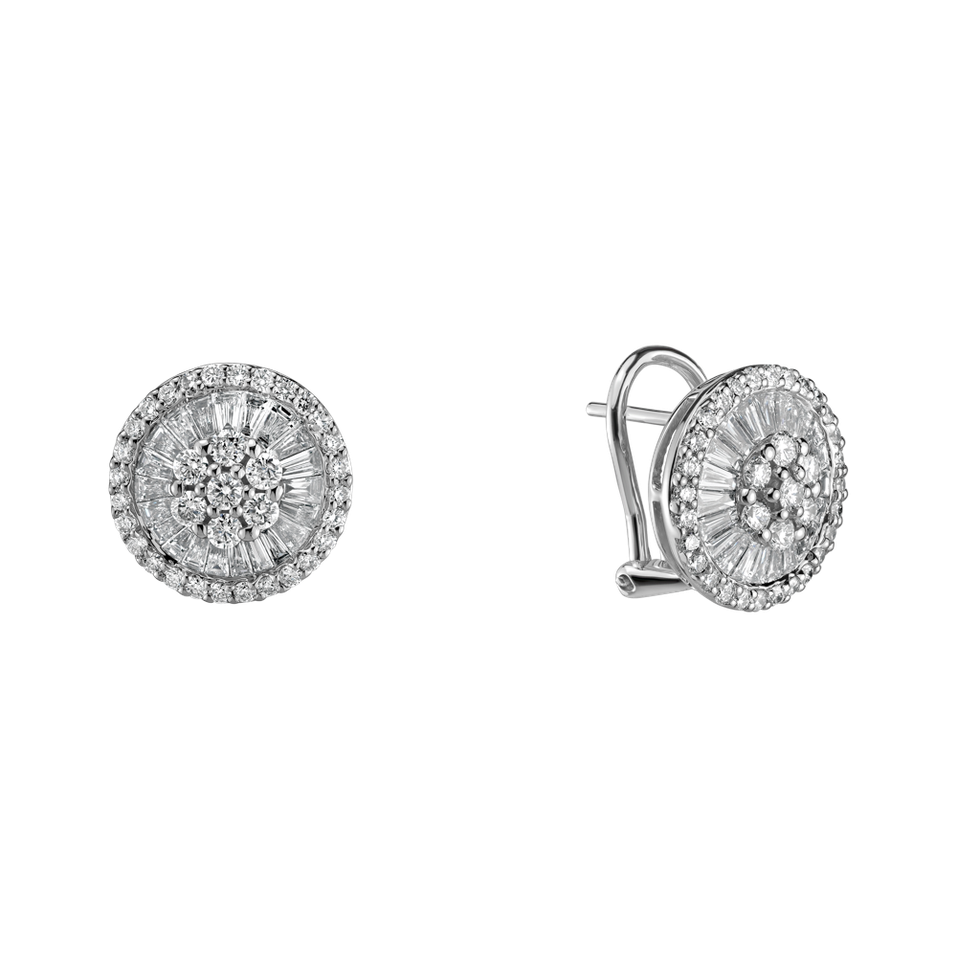 Náušnice s diamanty Night Watch