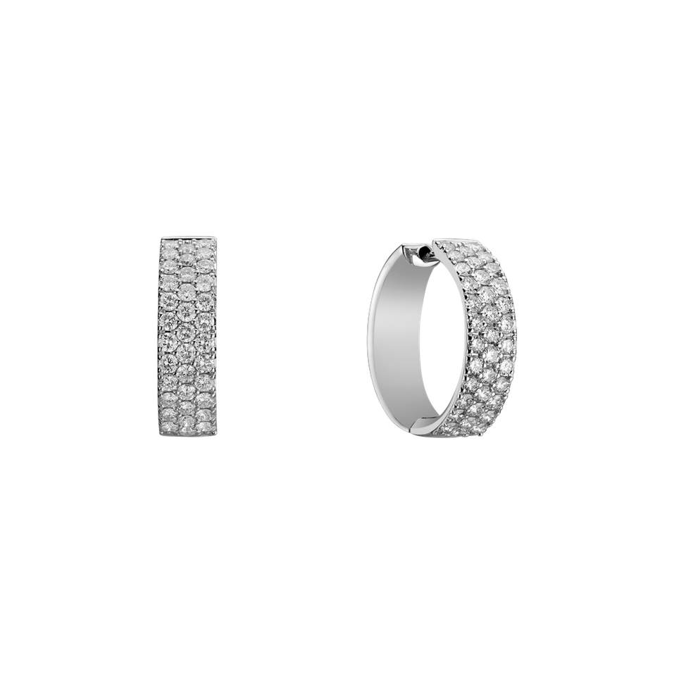 Náušnice s diamanty Inferno Love