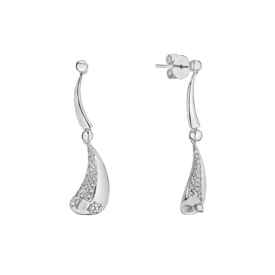 Náušnice s diamanty Fion