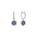 Náušnice s diamanty a safíry Blooming Jewellery3