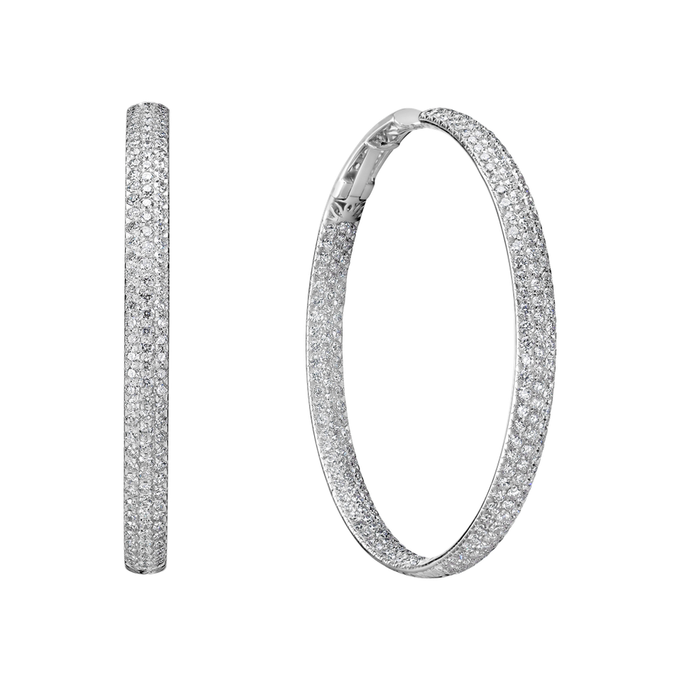 Náušnice s diamanty Vernia