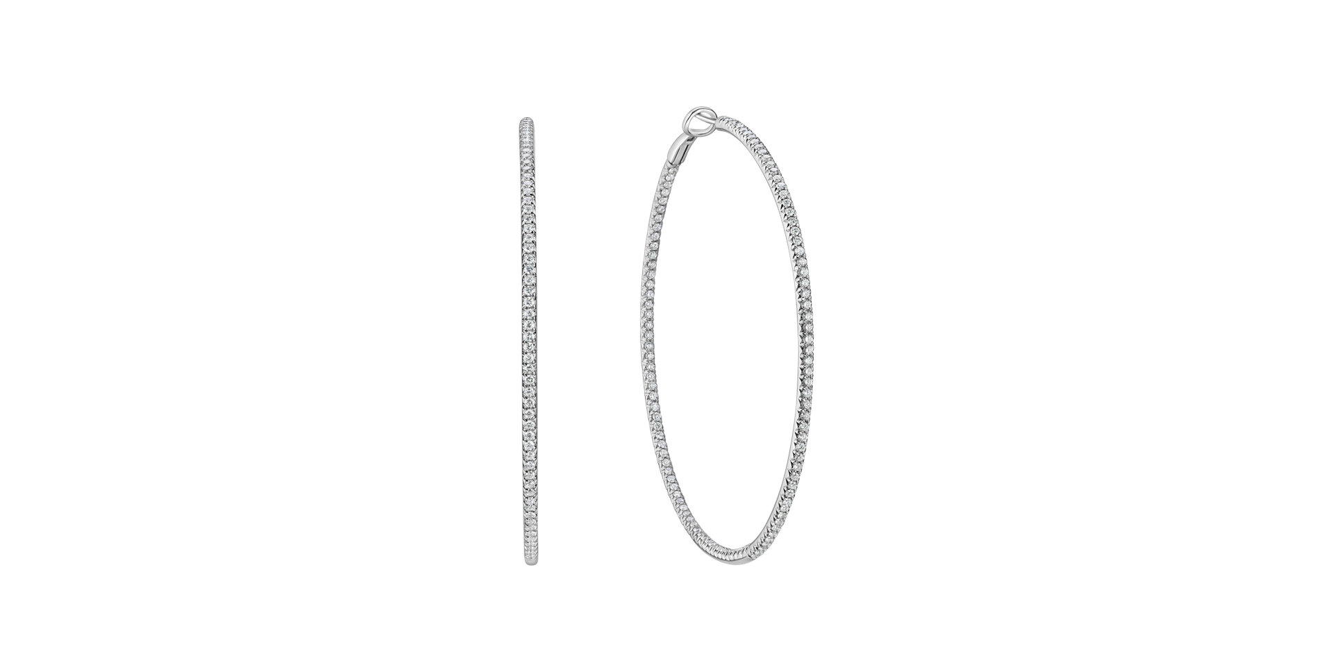 Náušnice s diamanty Sienna Loops