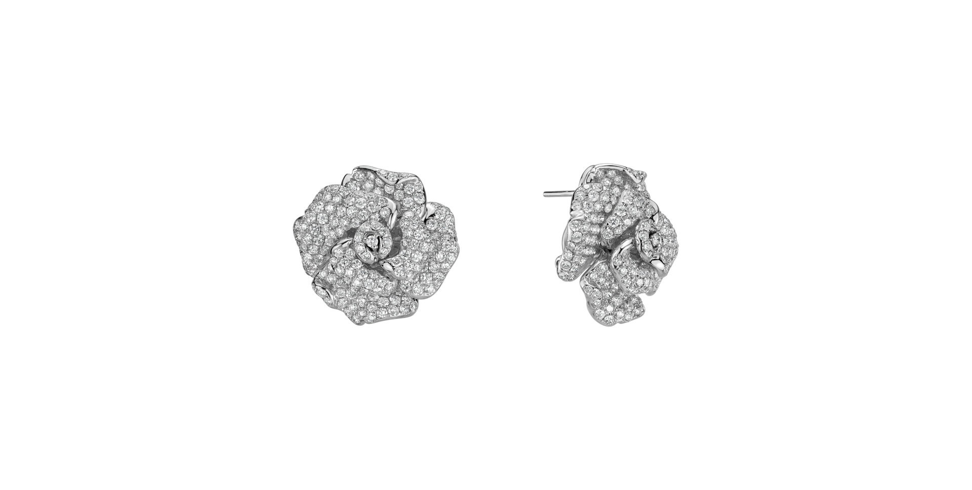 Náušnice s diamanty Ice Queen