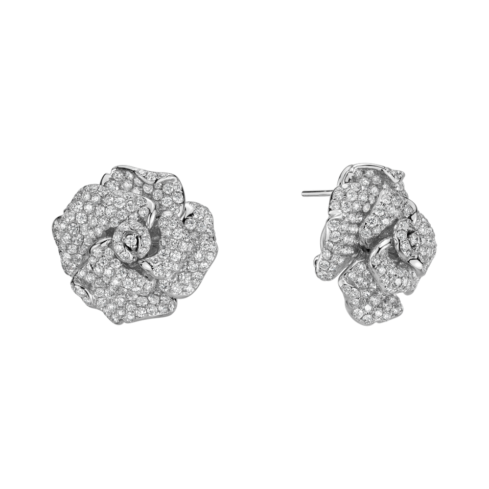 Náušnice s diamanty Ice Queen