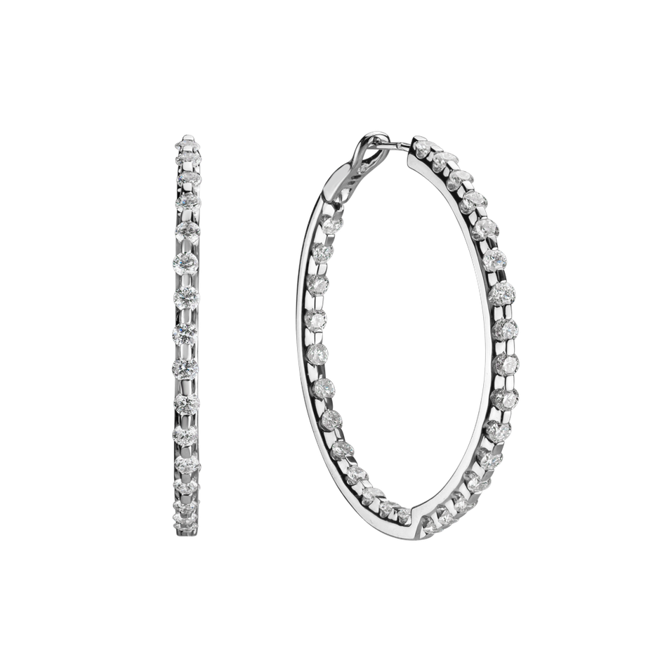 Náušnice s diamanty Moonlight Eminence