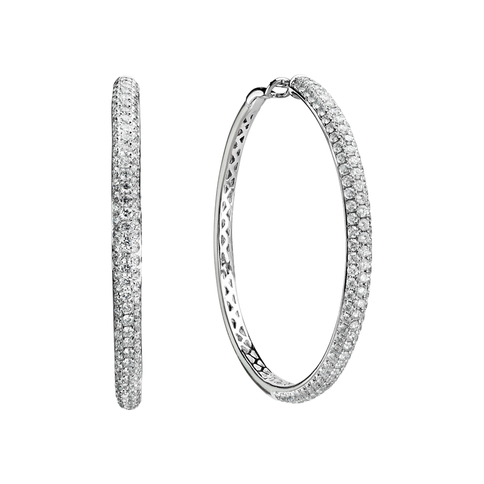 Náušnice s diamanty Godness Jewel