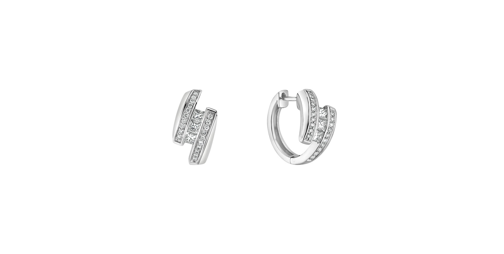 Náušnice s diamanty King Maximus