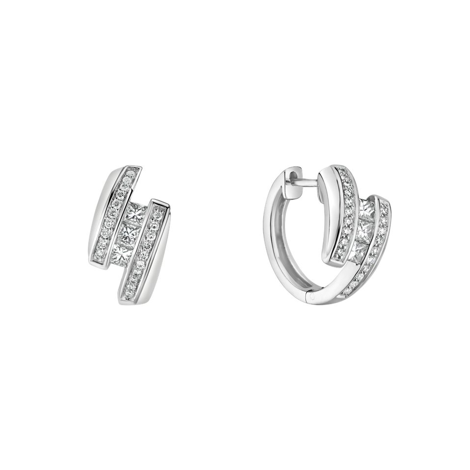 Náušnice s diamanty King Maximus