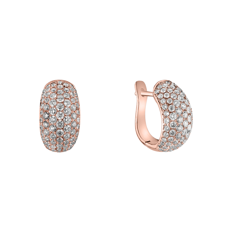 Náušnice s diamanty Enormous Enthusiasm