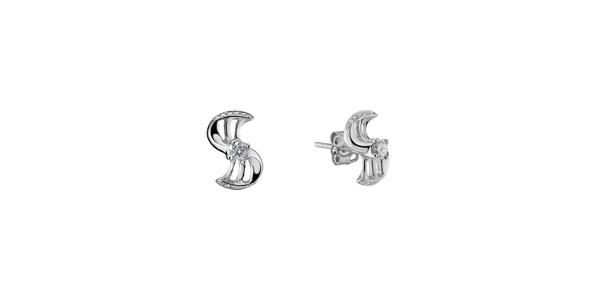 Náušnice s diamanty Clementine