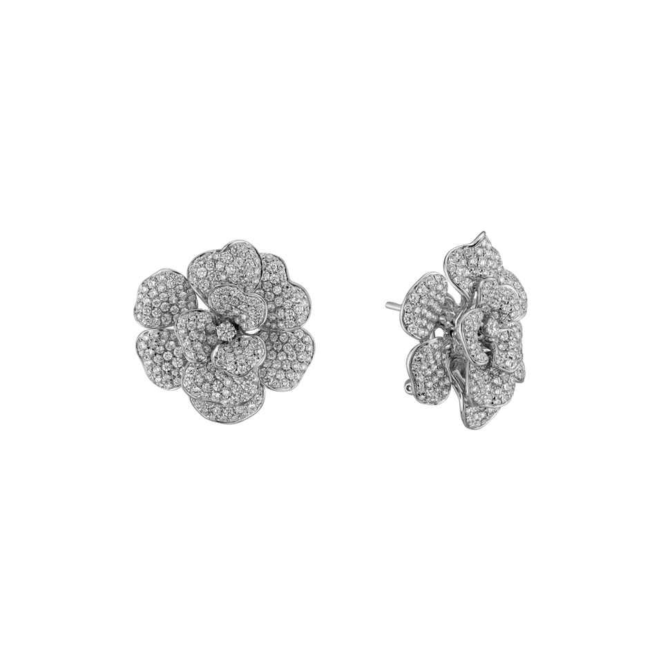 Náušnice s diamanty Blizzard