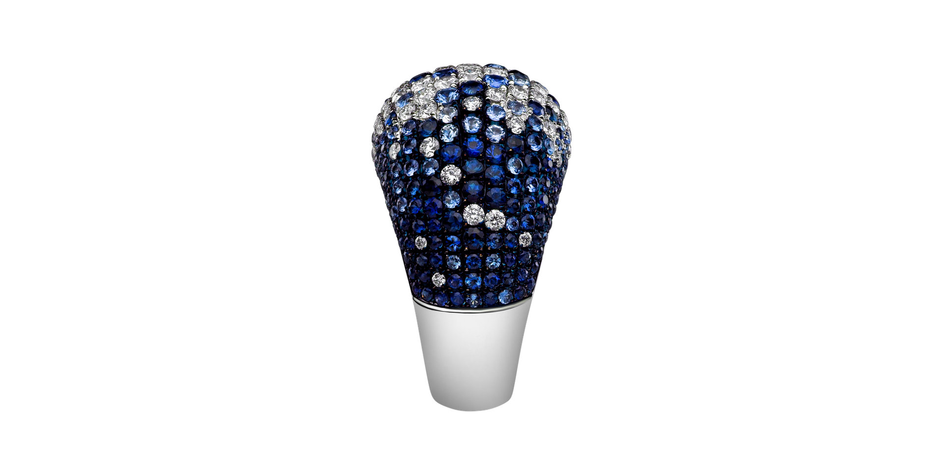 Prsten s diamanty a safíry Place of Dreams