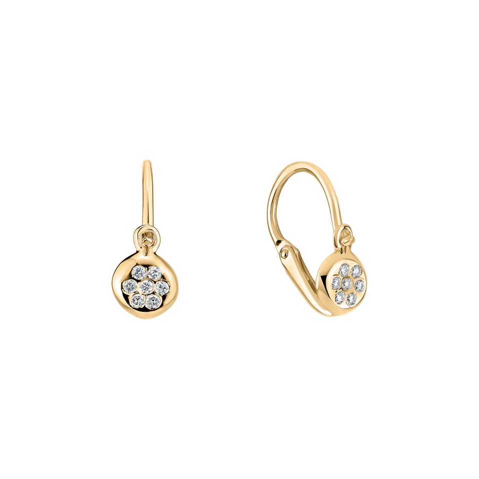 Dětské náušnice s diamanty Angel Galaxy