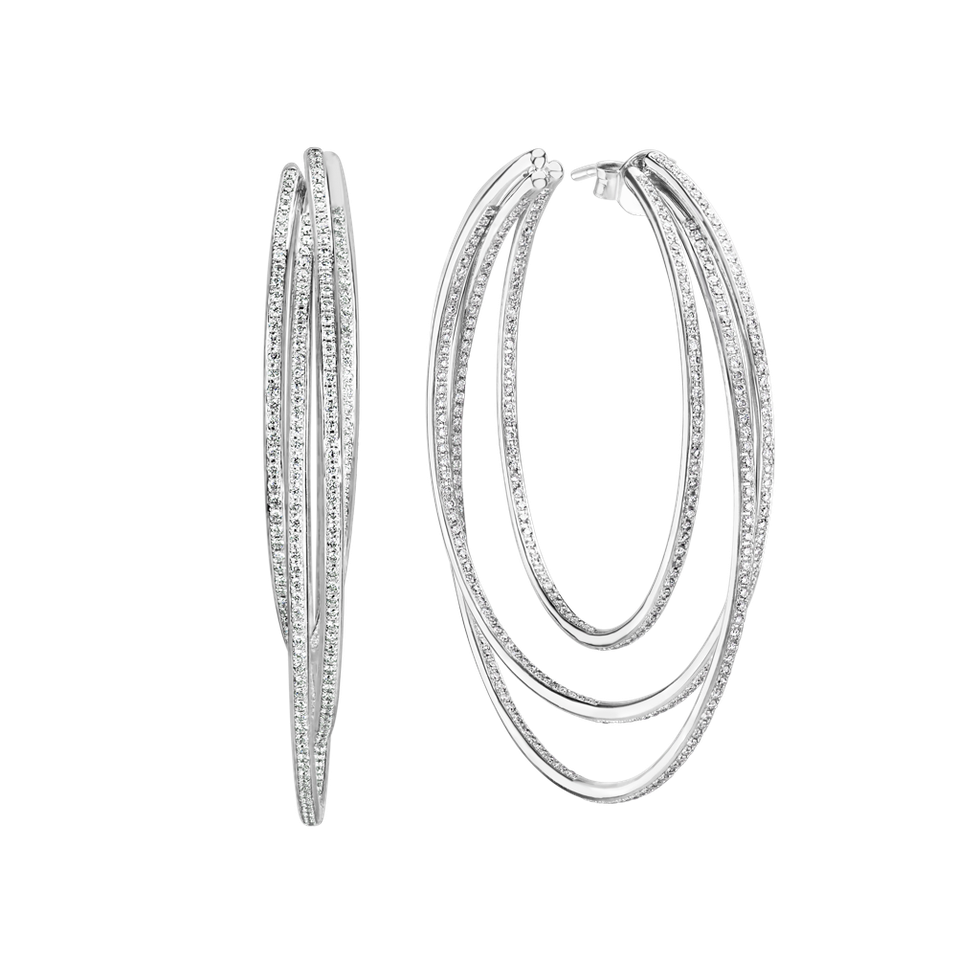 Náušnice s diamanty Symphony of Luxury