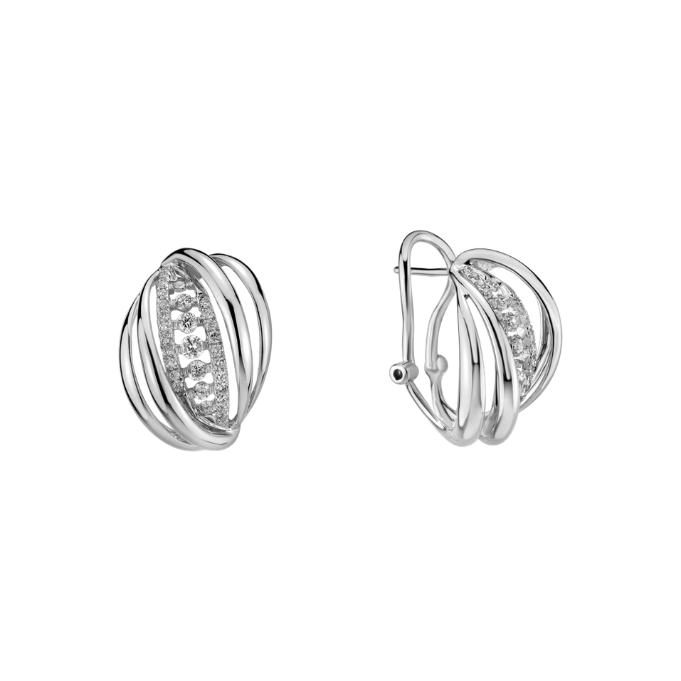 Náušnice s diamanty Bessie