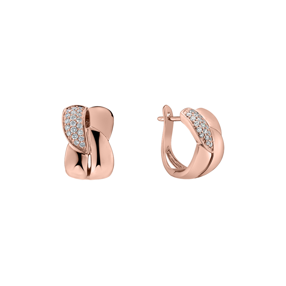 Náušnice s diamanty Karolína