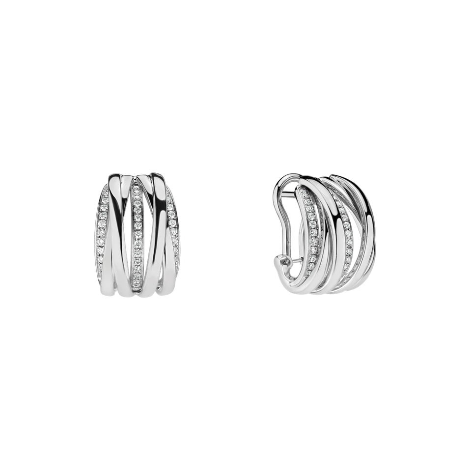 Náušnice s diamanty Blaine