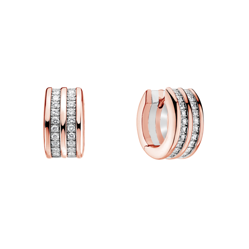 Náušnice s diamanty Nayan