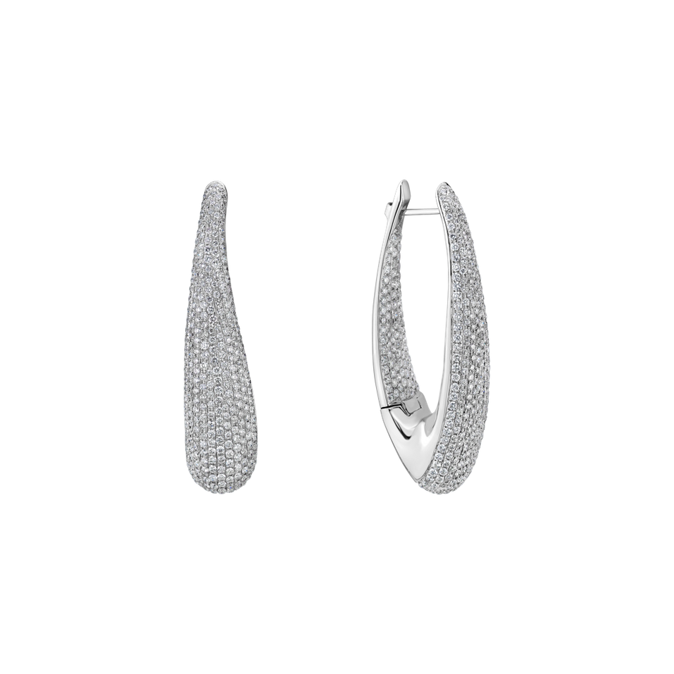 Náušnice s diamanty Diamond Planet