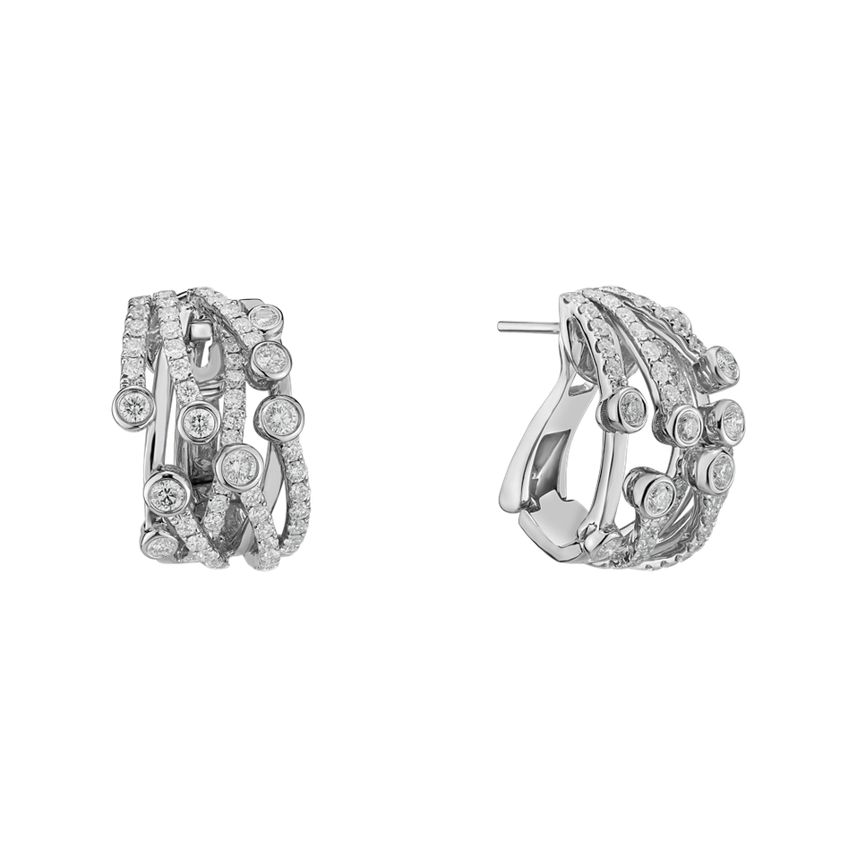 Náušnice s diamanty Brunaux