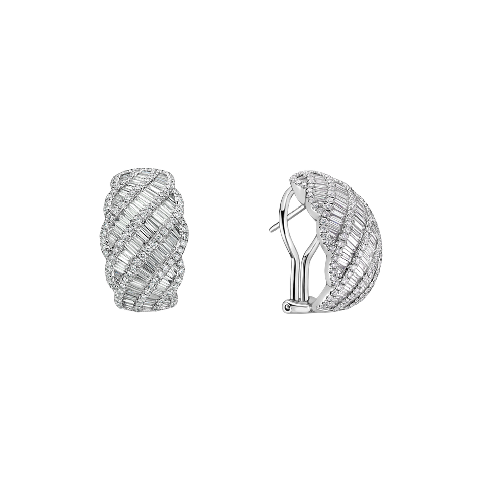 Náušnice s diamanty Hermarni