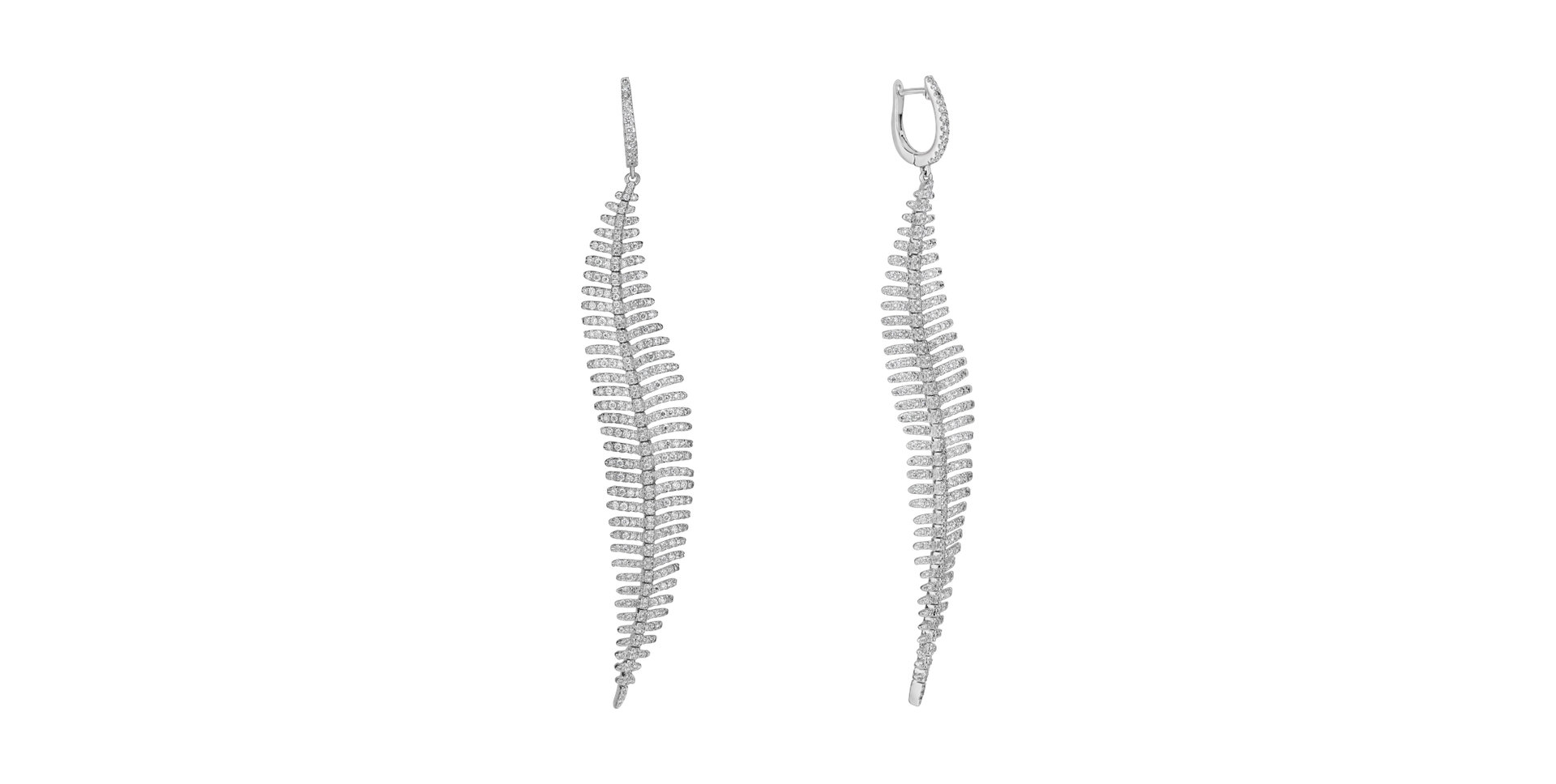 Náušnice s diamanty Arctic Angel