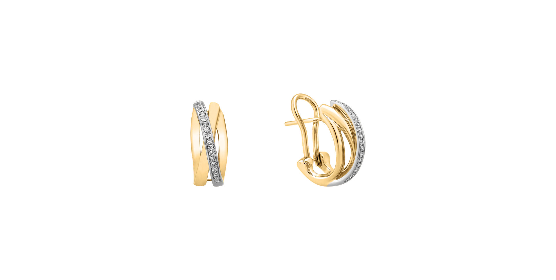 Náušnice s diamanty Galaxy Treasure