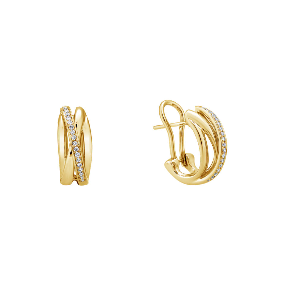 Náušnice s diamanty Galaxy Signature