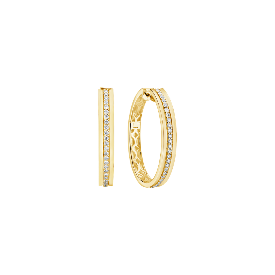 Náušnice s diamanty Velvet Sunrise