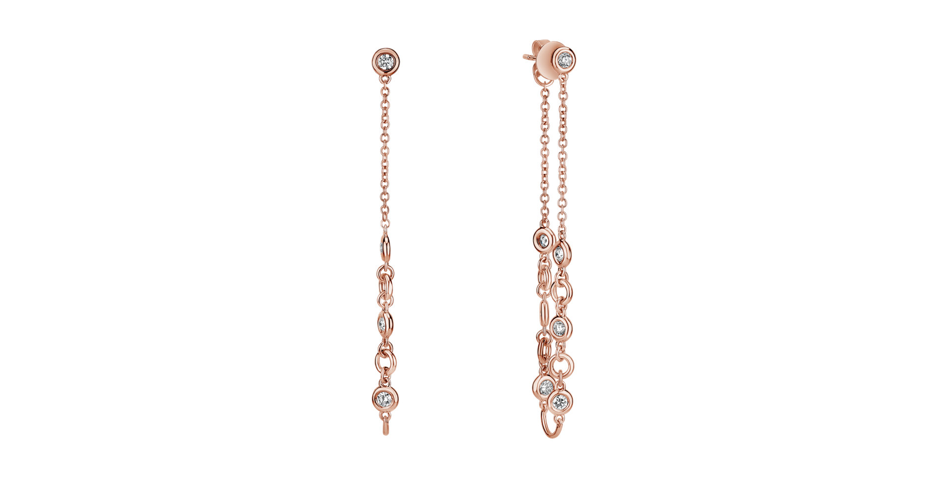 Náušnice s diamanty Samira