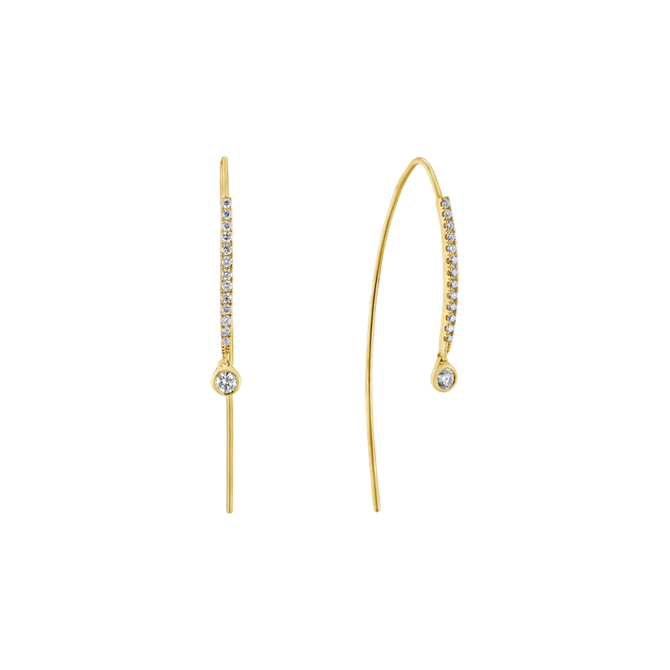 Náušnice s diamanty Tomoyo