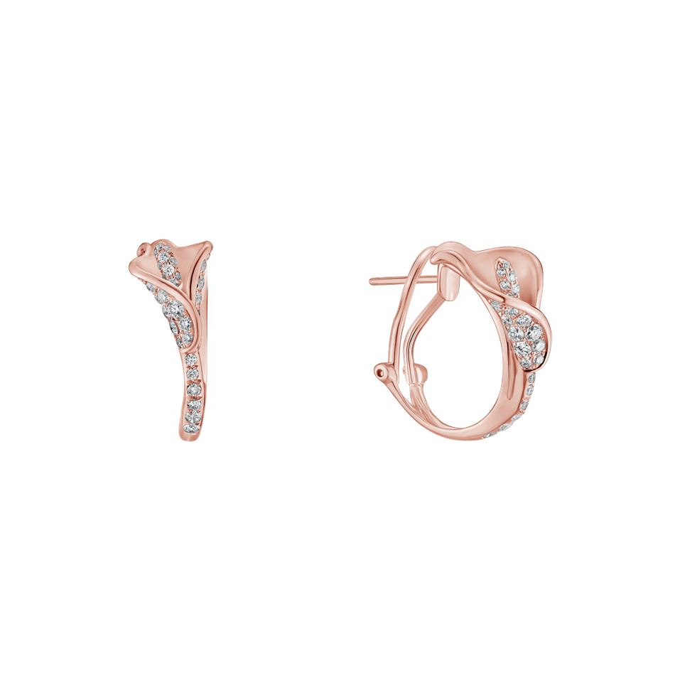 Náušnice s diamanty Sunshine Bloom