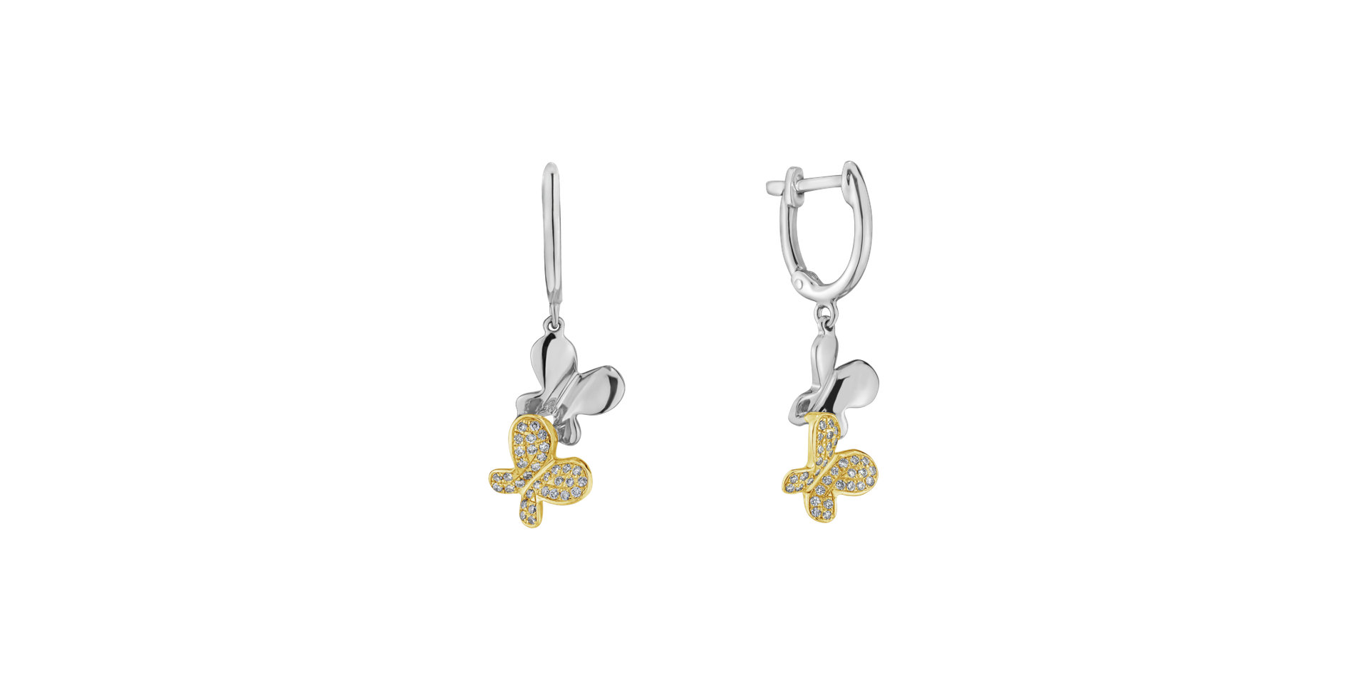 Náušnice s diamanty Fantastic Gem