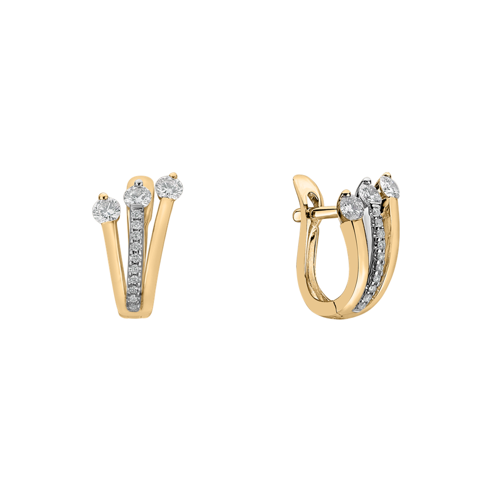 Náušnice s diamanty Dream Secret