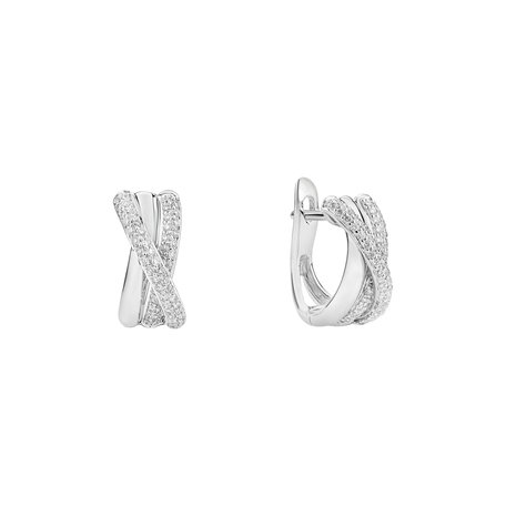 Náušnice s diamanty Arachné Heaven