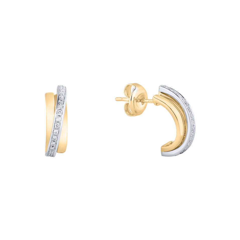 Náušnice s diamanty Dream Wings