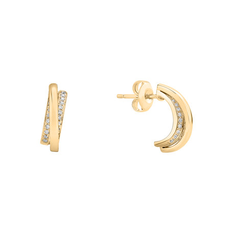 Náušnice s diamanty Dream Wings