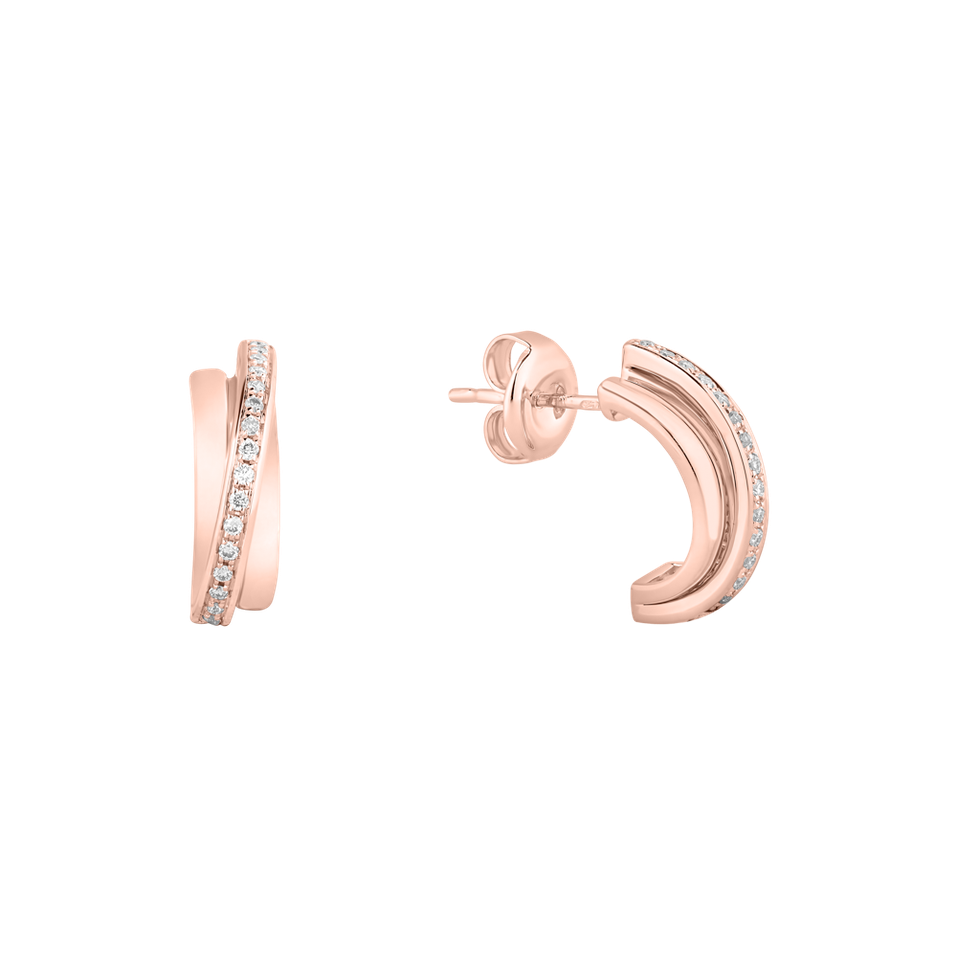 Náušnice s diamanty Dream Wings