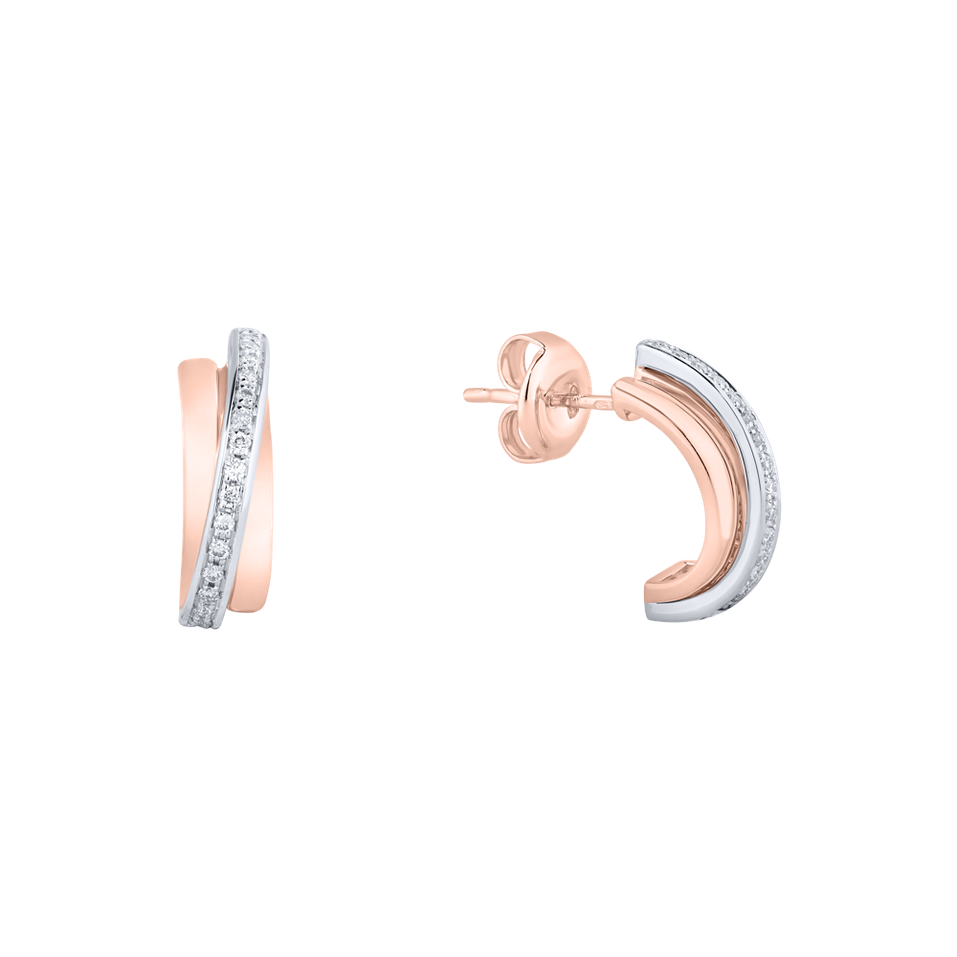 Náušnice s diamanty Dream Wings